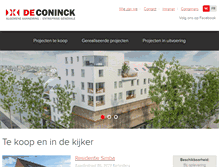 Tablet Screenshot of de-coninck.be